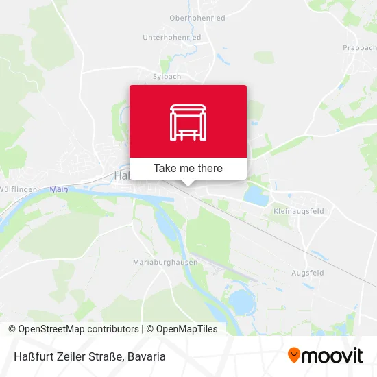 Карта Haßfurt Zeiler Straße