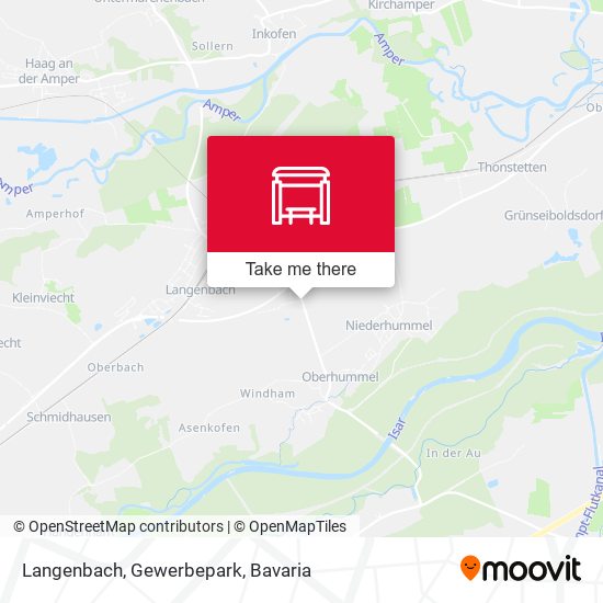 Langenbach, Gewerbepark map