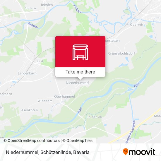 Niederhummel, Schützenlinde map