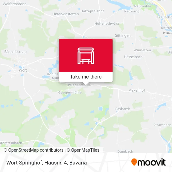 Карта Wört-Springhof, Hausnr. 4