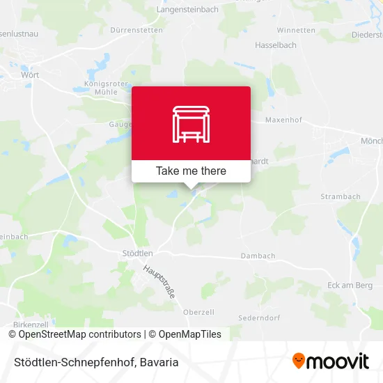 Карта Stödtlen-Schnepfenhof