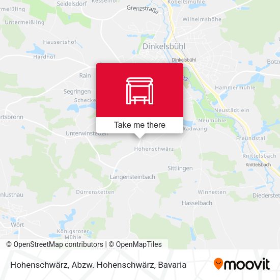 Hohenschwärz, Abzw. Hohenschwärz map