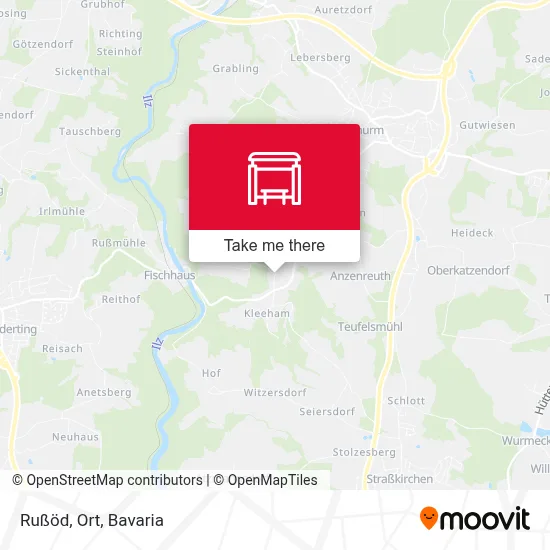 Rußöd, Ort map