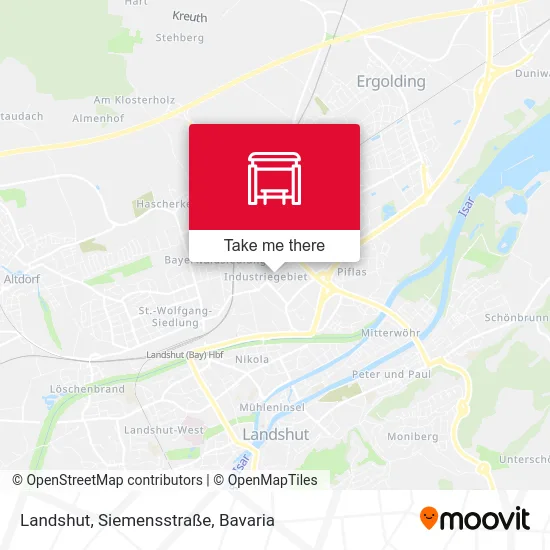 Карта Landshut, Siemensstraße