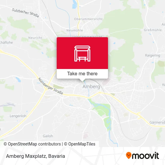 Карта Amberg Maxplatz