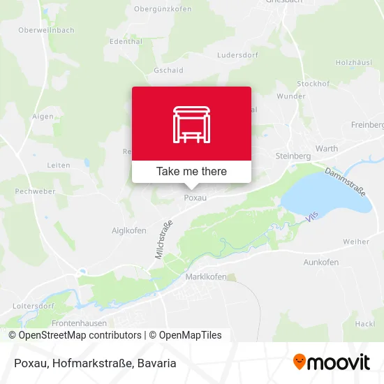 Карта Poxau, Hofmarkstraße