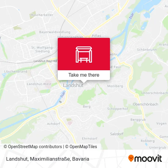 Карта Landshut, Maximilianstraße