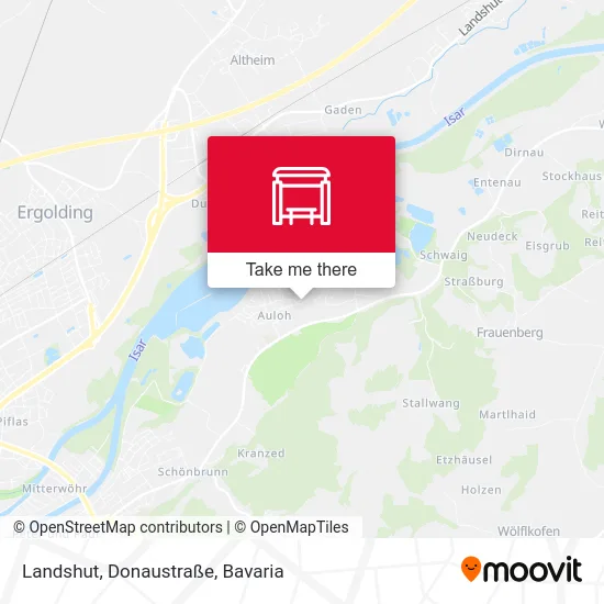Карта Landshut, Donaustraße
