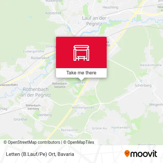 Letten (B.Lauf/Pe) Ort map