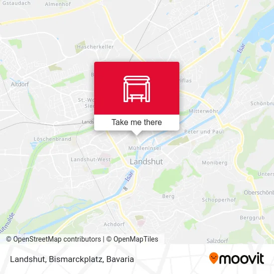 Карта Landshut, Bismarckplatz