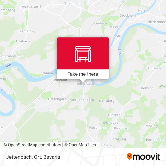 Jettenbach, Ort map