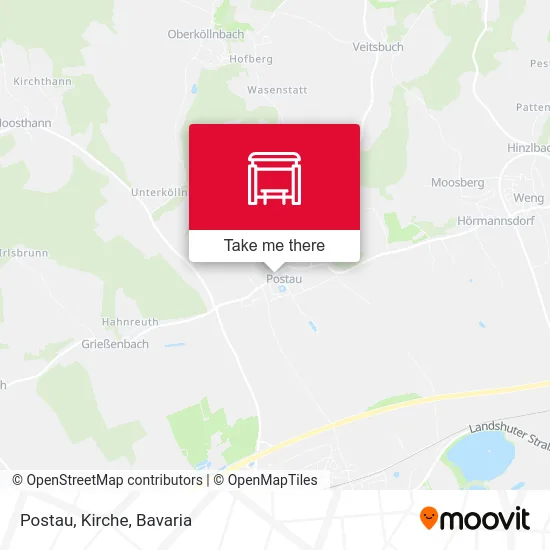 Карта Postau, Kirche