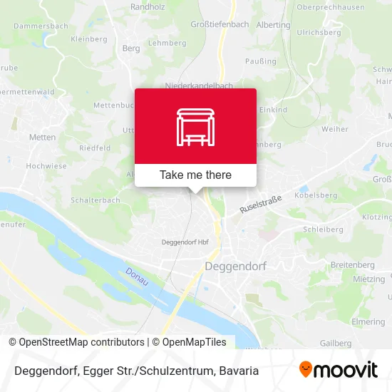 Deggendorf, Egger Str. / Schulzentrum map