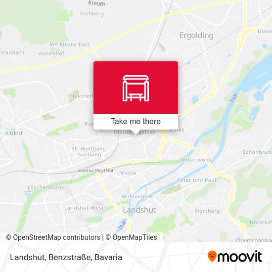 Карта Landshut, Benzstraße