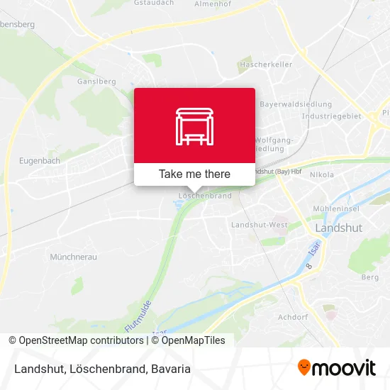 Карта Landshut, Löschenbrand