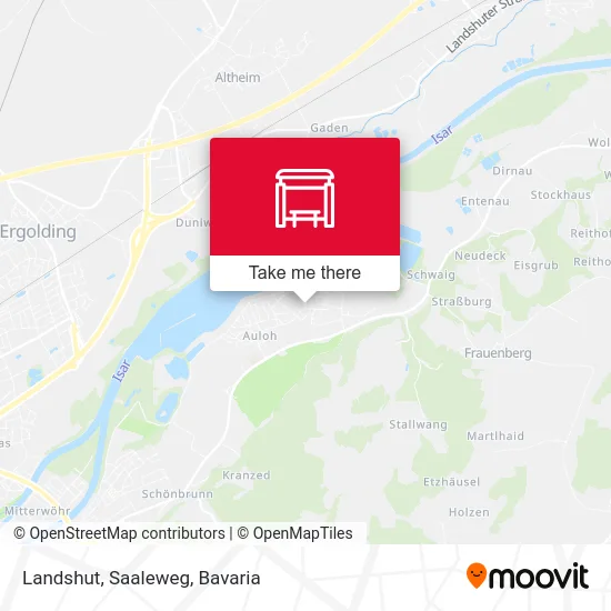 Карта Landshut, Saaleweg