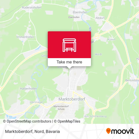 Карта Marktoberdorf, Nord