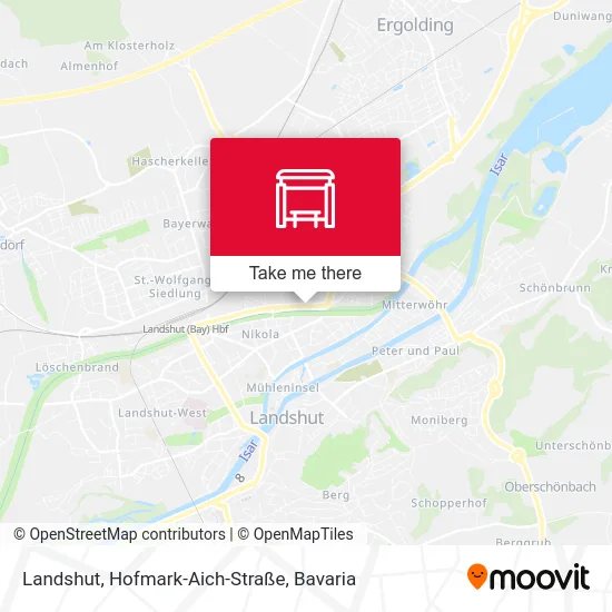 Карта Landshut, Hofmark-Aich-Straße