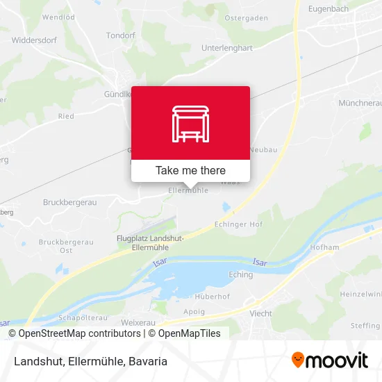 Карта Landshut, Ellermühle