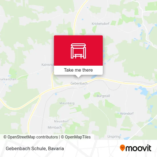 Gebenbach Schule map