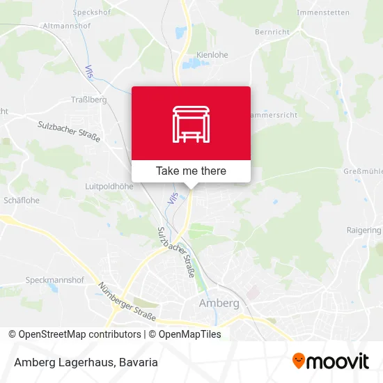 Amberg Lagerhaus map