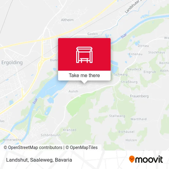 Карта Landshut, Saaleweg