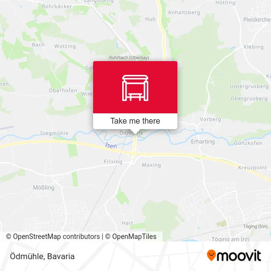 Карта Ödmühle