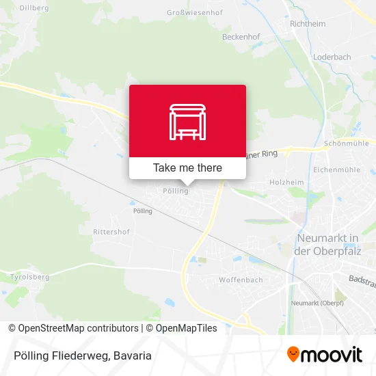 Карта Pölling Fliederweg