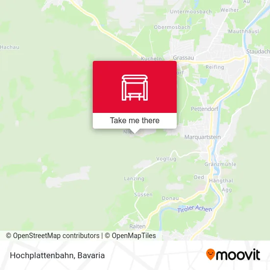 Hochplattenbahn map
