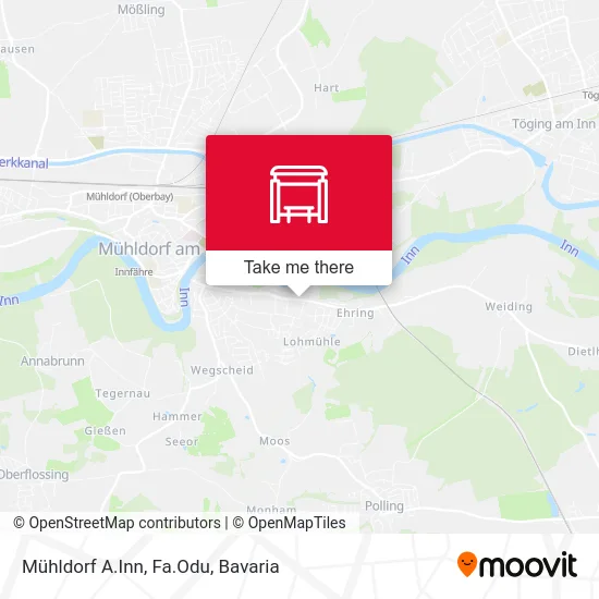 Карта Mühldorf A.Inn, Fa.Odu