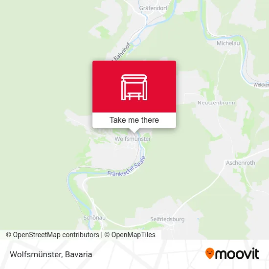 Карта Wolfsmünster