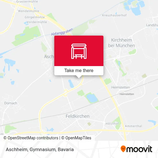 Aschheim, Gymnasium map