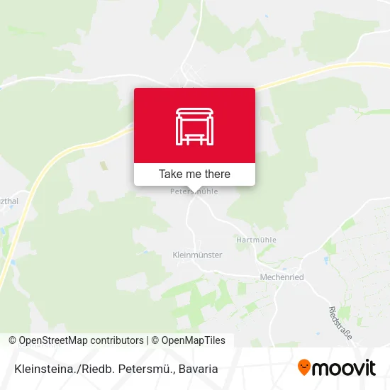 Карта Kleinsteina./Riedb. Petersmü.