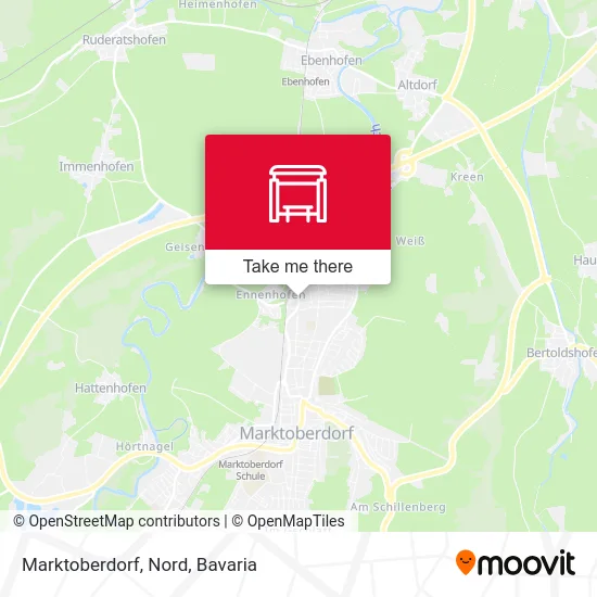 Карта Marktoberdorf, Nord