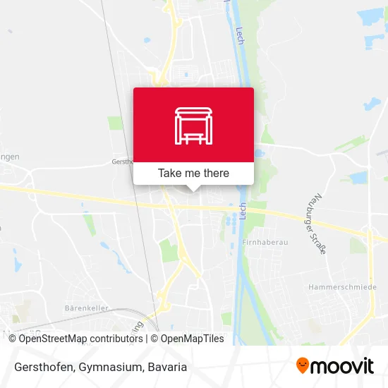 Карта Gersthofen, Gymnasium