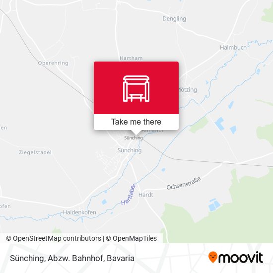 Sünching, Abzw. Bahnhof map