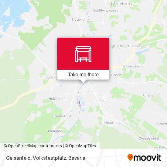 Карта Geisenfeld, Volksfestplatz