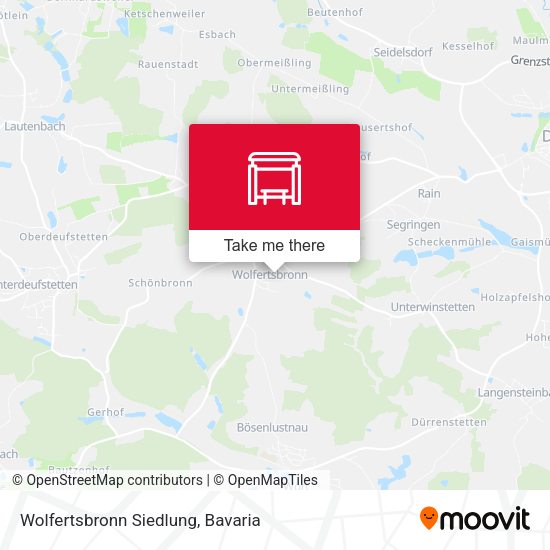 Карта Wolfertsbronn Siedlung