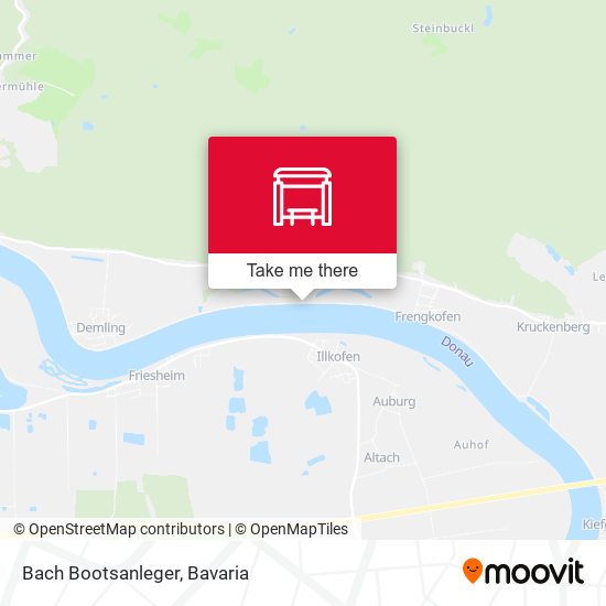 Карта Bach Bootsanleger