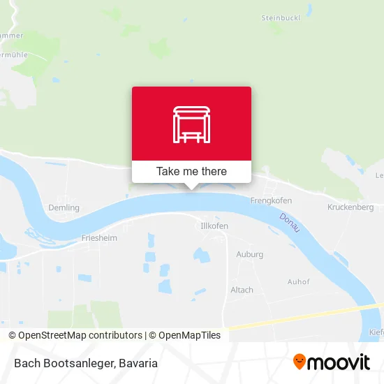 Bach Bootsanleger map