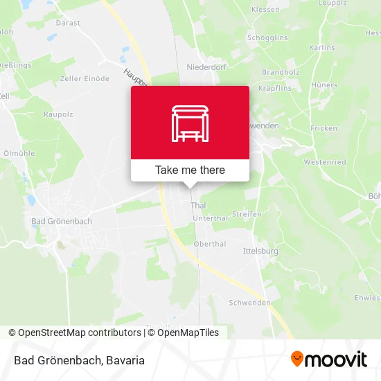 Карта Bad Grönenbach