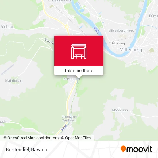 Карта Breitendiel