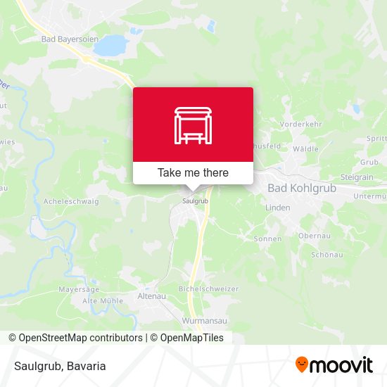 Карта Saulgrub