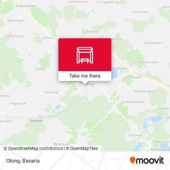 Карта Obing