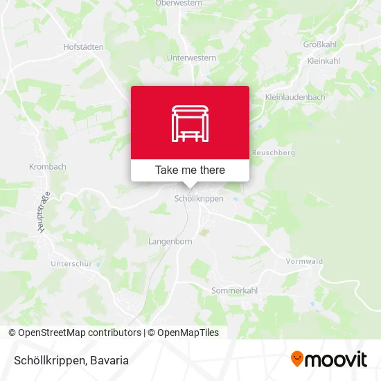Карта Schöllkrippen