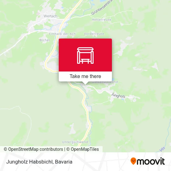 Карта Jungholz Habsbichl