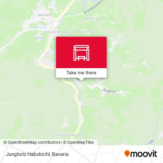 Карта Jungholz Habsbichl