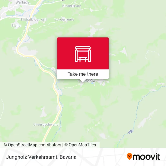 Карта Jungholz Verkehrsamt