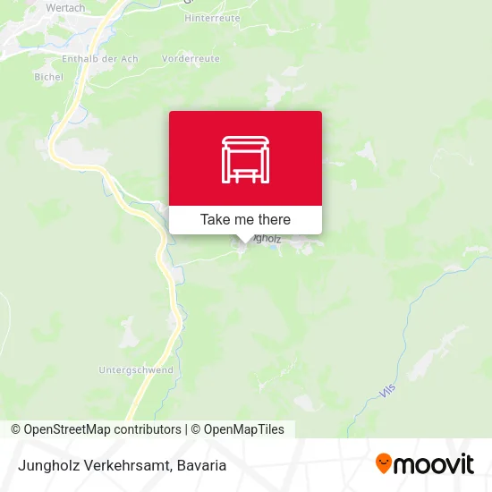 Карта Jungholz Verkehrsamt
