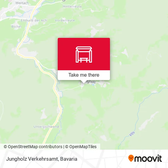 Карта Jungholz Verkehrsamt
